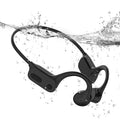 Bone Conduction Waterproof Swimming Headphones, IPX8 Open-Ear Bluetooth Earphones for Sports, Running, Swimming