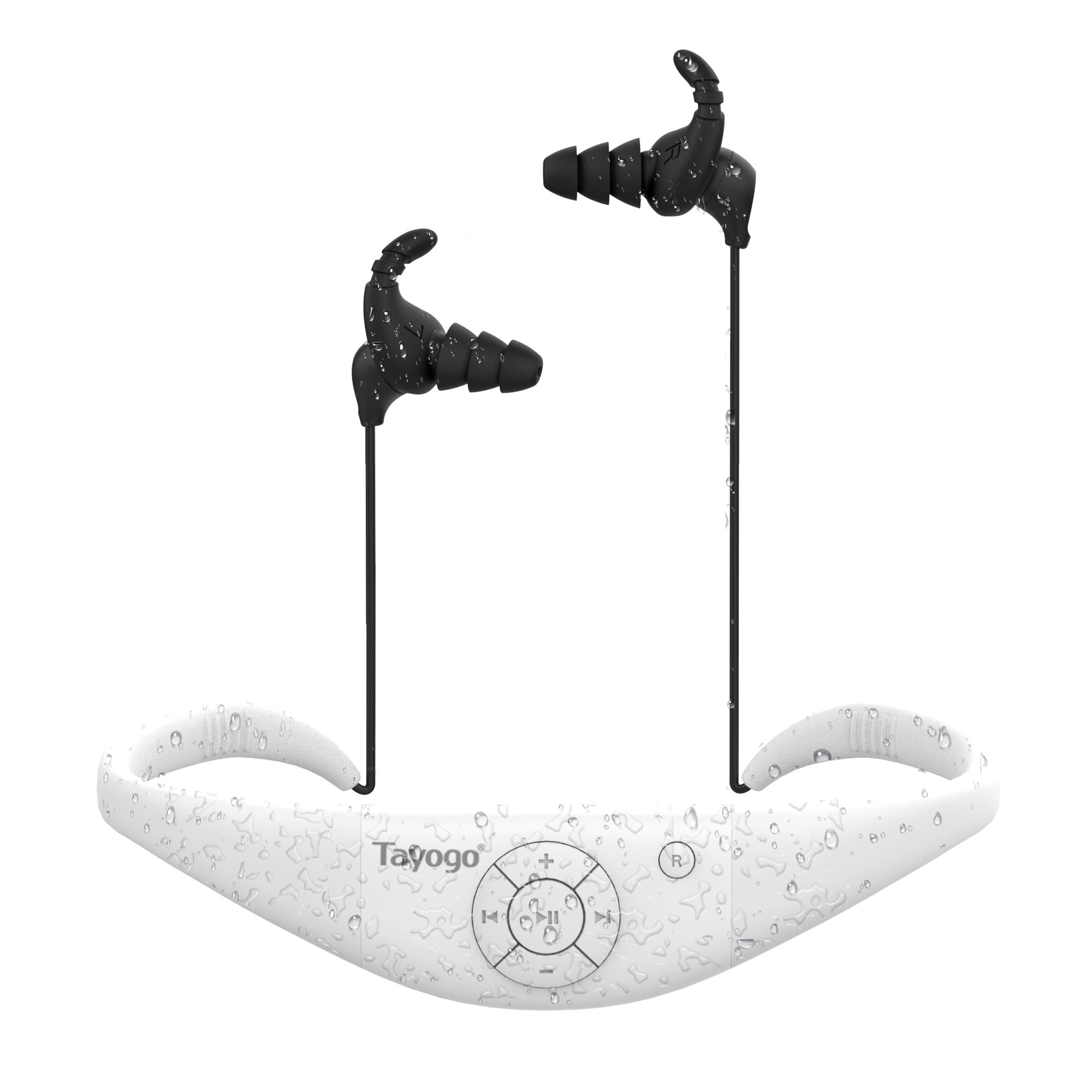 Swimming Headphones - Waterproof Headphones for Swimming, 4-in-1 MP3 Player 32GB, Bluetooth 5.4, FM Radio,