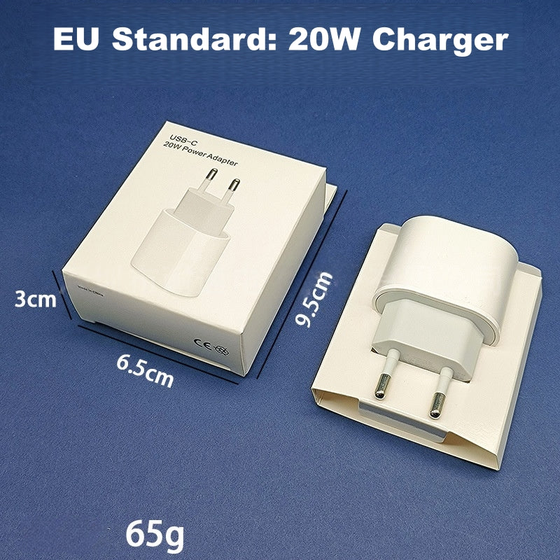 Fast Charger and Cable for Apple Phones, 3C Certificed