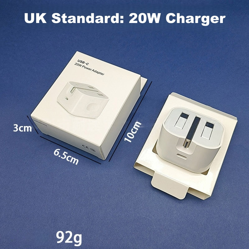 Fast Charger and Cable for Apple Phones, 3C Certificed