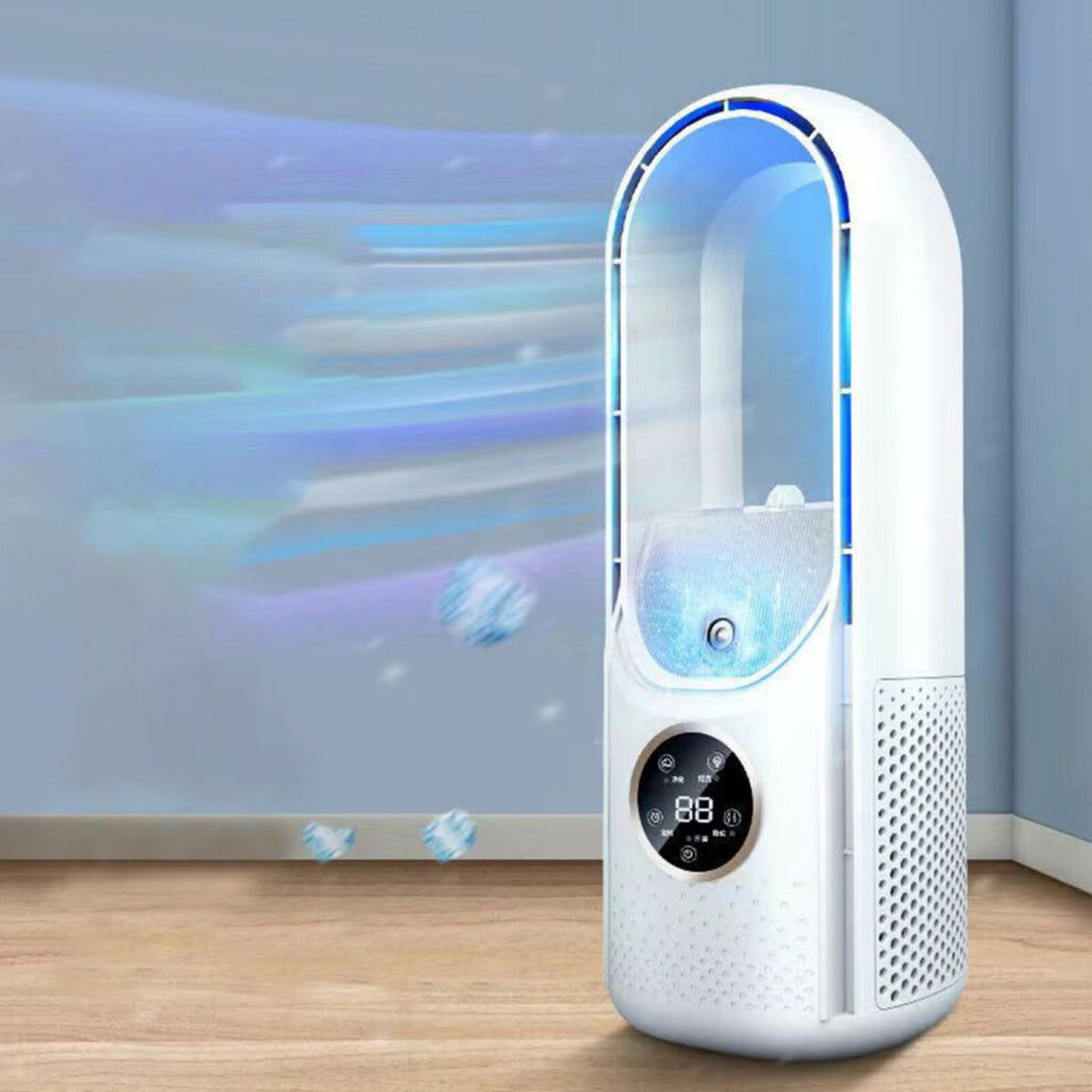 Portable Air Conditioner Fan Rechargeable Air Cooler 6 Speeds Adjustable