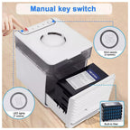 Mini Air Cooler Fan Portable Conditioner Humidifier Purifier USB Room Cooling