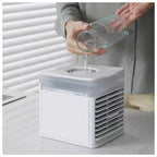 Mini Air Cooler Fan Portable Conditioner Humidifier Purifier USB Room Cooling